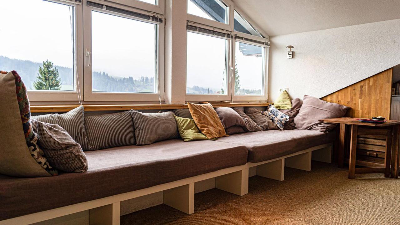 Ferienwohnung Giebelblick-D Oberstaufen Exterior foto
